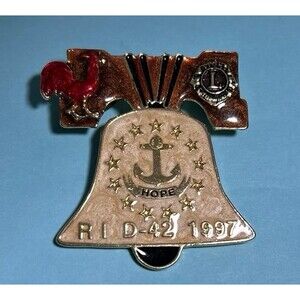 1997 Rhode island Lions Club
 Liberty Bell Pin